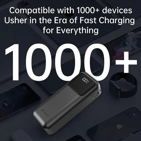 Aspor A353 10000mAh 22.5W Fast Charging Mini Power Bank - Black