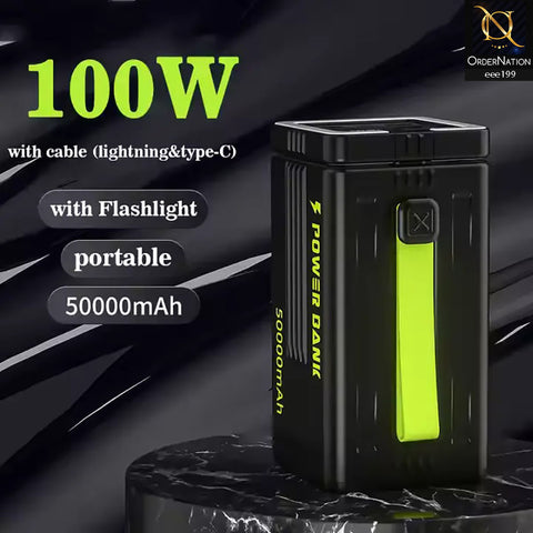 Faxite Y50 50000mAh Multifunctional Portable Power Station Power Bank - Black