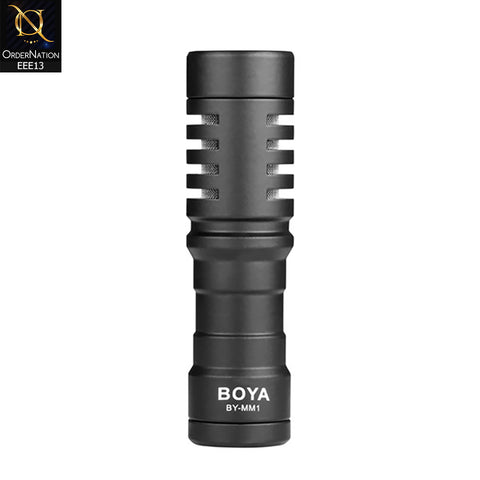 BOYA BY-MM1 Universal Cardioid Microphone - Black