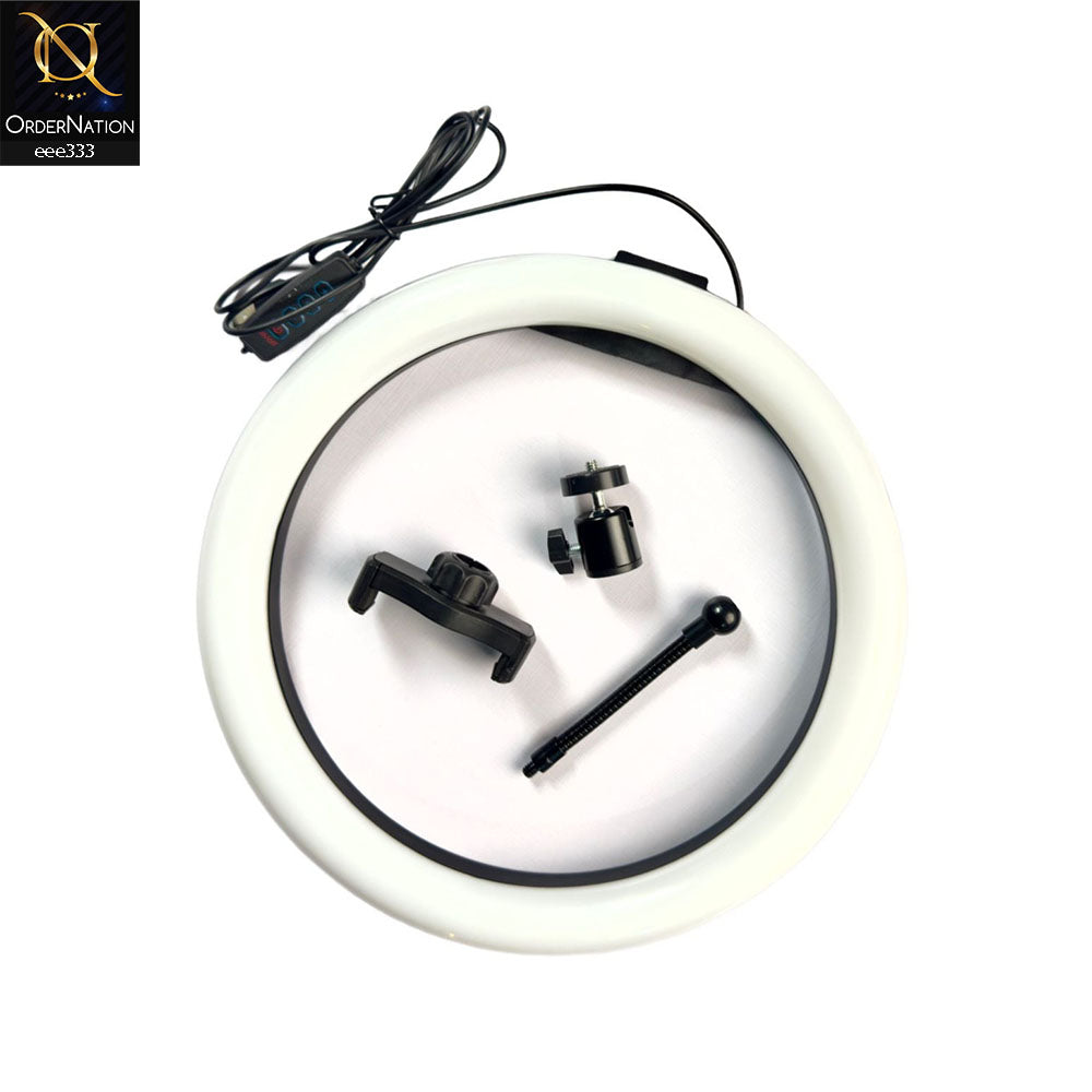 PK-330 RING LIGHT WITH 7F STAND - Black