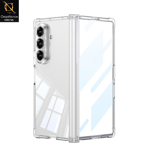 Samsung Galaxy Z Fold 7 Cover - Transparent - New Premium Quality Pc Clear Shell Case Designed By GKK