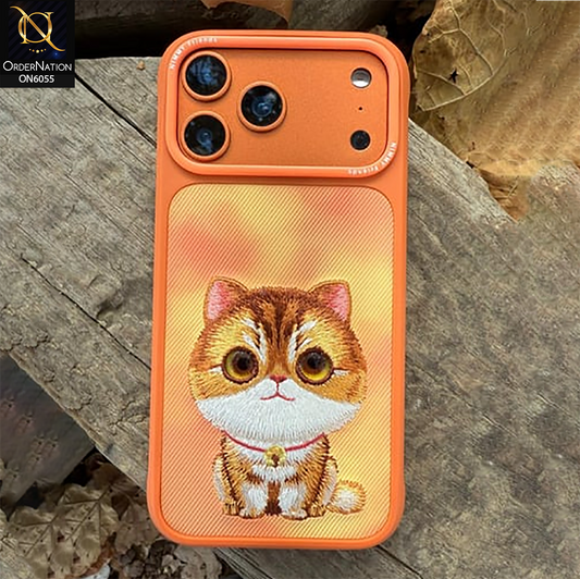 iPhone 17 Pro Max Cover - Design 5 - Nimmy Design Shockproof Phone Case with Embroidery Anti Slip Scratch Resistant Protective Cover