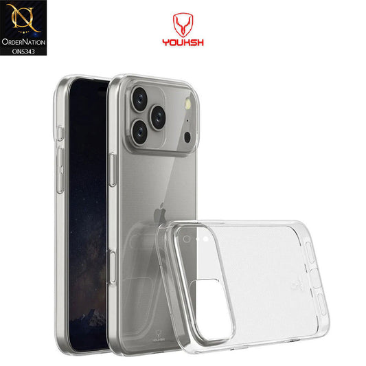 iPhone 17 Pro Cover - Transparent - Youksh Clear Soft TPU Case