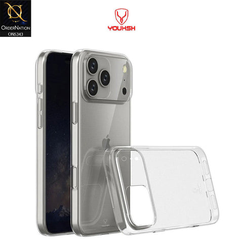 iPhone 17 Pro Cover - Transparent - Youksh Clear Soft TPU Case