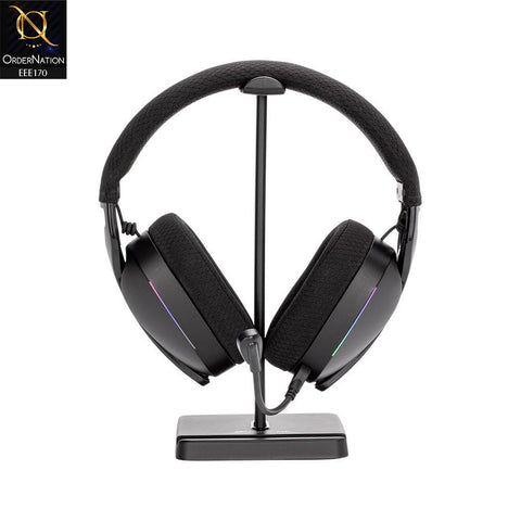 Xtrike Me HT-08 Headset Stand with Mobile Phone Holder (Headphones not included) - Black