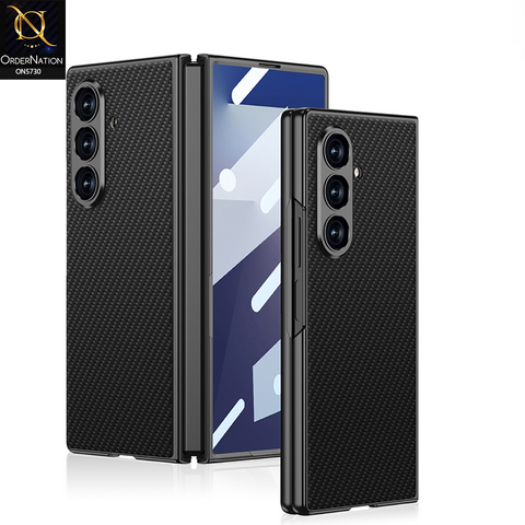 Samsung Galaxy Z Fold 7 Cover - Black - New Premium Quality Pc Textured Shell Case Designed By GKK