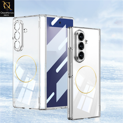 Samsung Galaxy Z Fold 7 Cover - Transparent - New Premium Quality Pc Clear Shell Case Designed By GKK