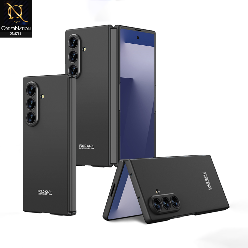 Samsung Galaxy Z Fold 7 Cover - Black - New Premium Quality Pc Slim  Shell Case Designed By GKK