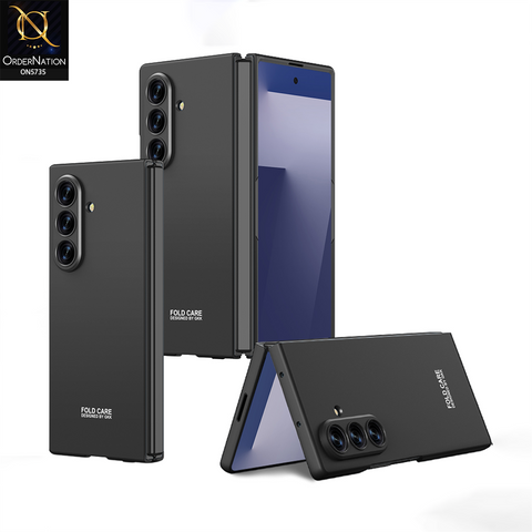 Samsung Galaxy Z Fold 7 Cover - Black - New Premium Quality Pc Slim  Shell Case Designed By GKK