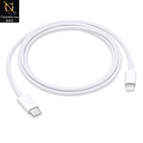 USB-C to Lightning Cable 1m – White