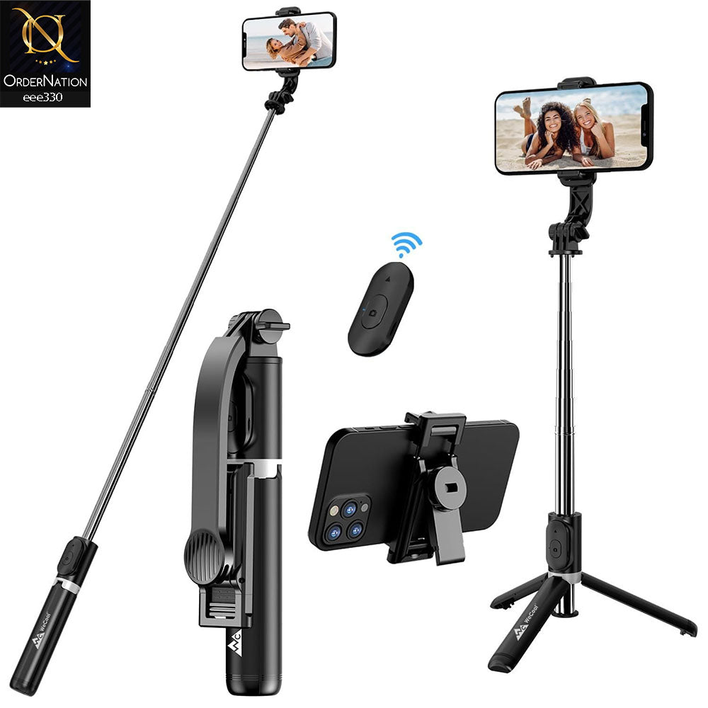 Tripode Con Selfie Stick Y Luz Led NeePho P170S - Black