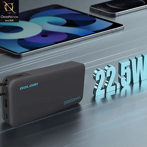 Speedx Sp-s185 22.5w 10000mah Super Fast Charging Power Bank - Black