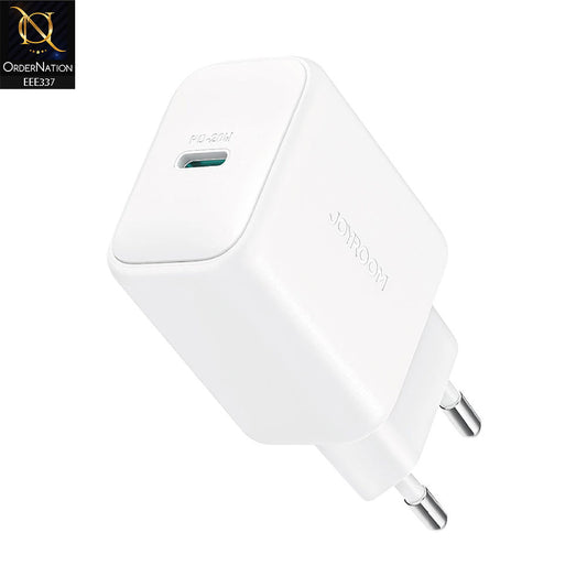 JOYROOM JR-TCF20 Type - C To Type - C PD20W Charger EU - White