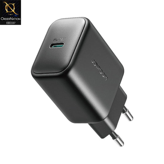 JOYROOM JR-TCF20 Type - C To Type - C PD20W Charger EU - Black
