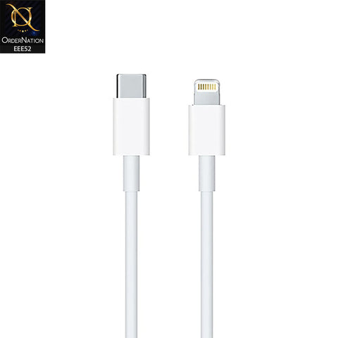 USB-C to Lightning Cable 1m – White