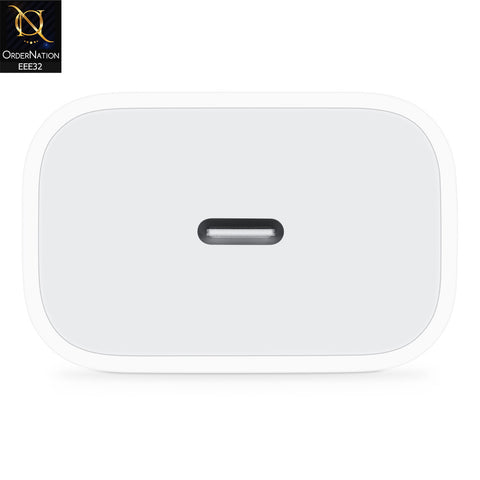 White - 25W USB-C Power Adapter