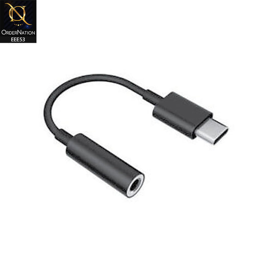 USB-C to 3.5mm Headphone Jack Adapter – Black