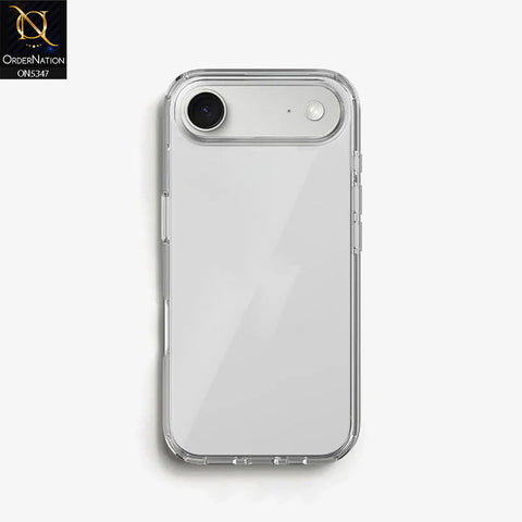 iPhone 17 Air Cover - Transparent - HD Clear Acrylic Soft Borders Protective Case