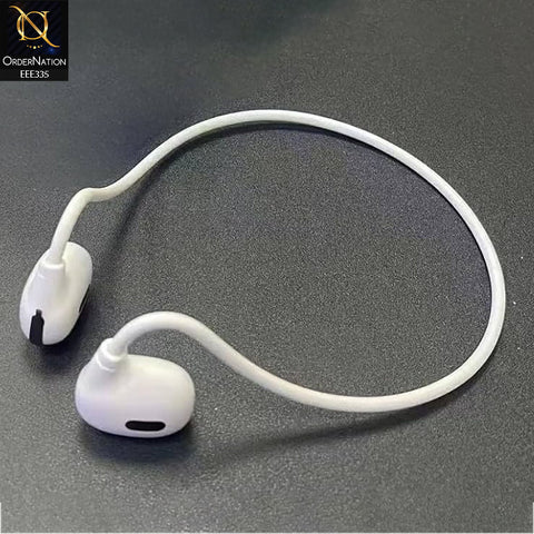 Pro Air Neck Hanging Wireless Earphone - White