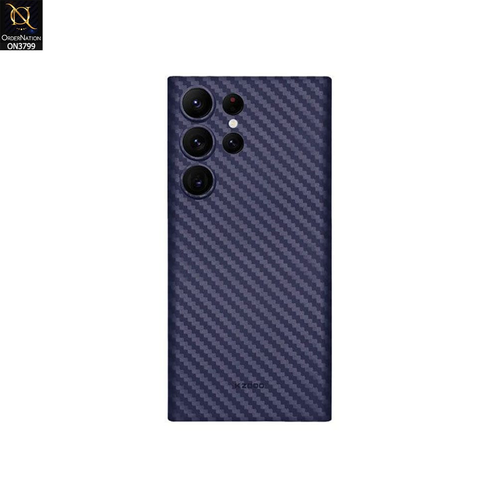 Samsung Galaxy S23 Ultra 5G Cover - Purple - KZ-DOO Air Carbon Fiber Ultra Thin Protective Case