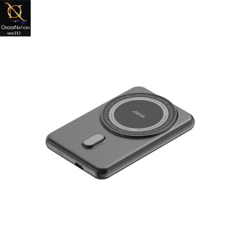 Aspor A385 10000 mAh 20W Magsafe PowerBank (Wireless: 15W & Type C: 20W) - Black