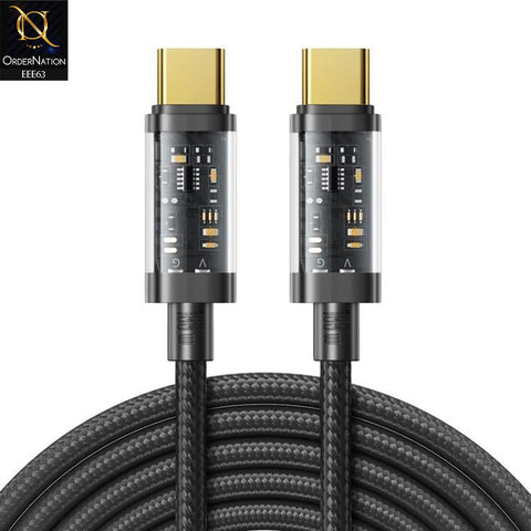 Joyroom S-CC100A12 Type-C to Type-C 20W Data Cable 1.2M - Black