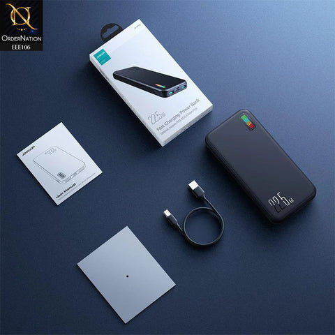 Joyroom JR-QP194 Dazzling Series 10000mah 22.5W Fast Charging Power Bank - Black