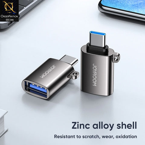 Joyroom S-H151 Type-C Male To USB Female Adapter - Gray