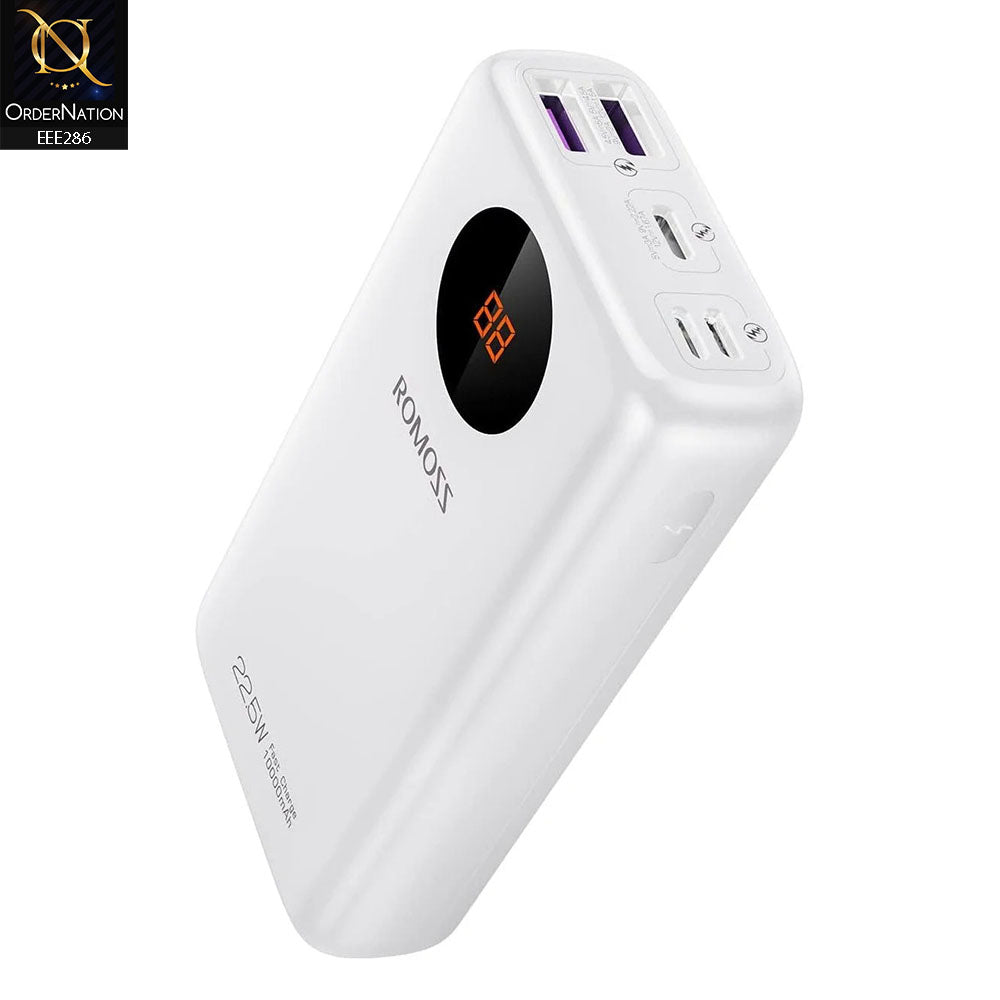 Romoss SW10PF 22.5W 10000mAh PD Power Bank - White