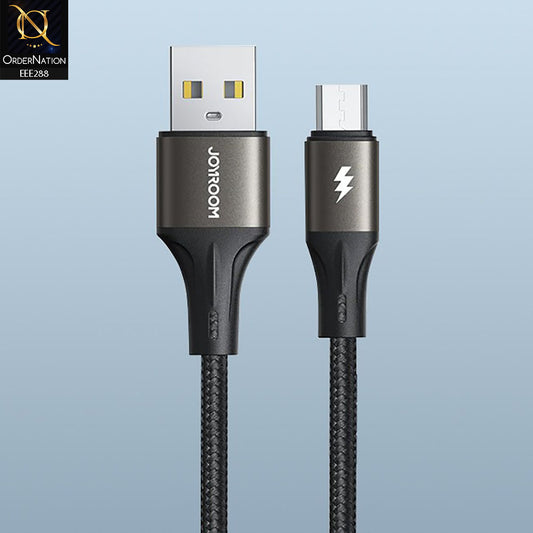 Joyroom S-A25 Flash 3A Fast Charging Data Cable (Type-A To Type-C) 1.2m - Black