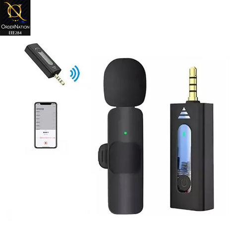 K35 High Quality Wireless Mic - Black