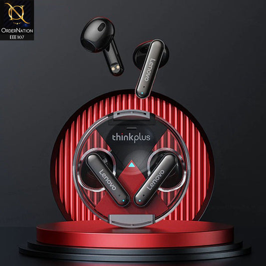 Lenovo LP10 TWS Earphones BT 5.2 Noise Reduction Touch Control 300mAh - Black