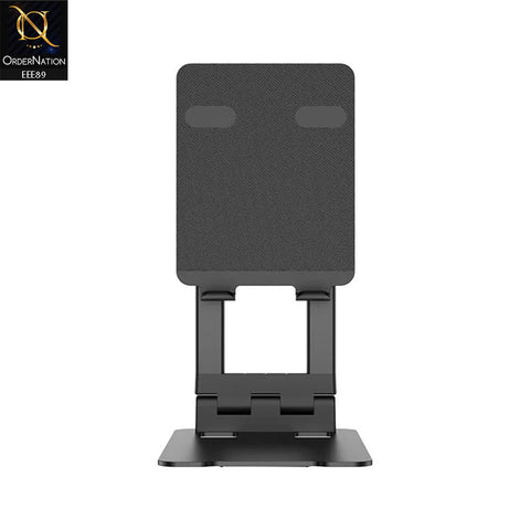 Metal Heavy Duty Multifunctional Digital Folding Mobile Stand - Black