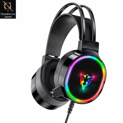 G607 RGB Gaming Wired Headphones, USB Mic Noise Cancelling And Audio X Headset With Mic ( Not Wireless/Bluetooth )