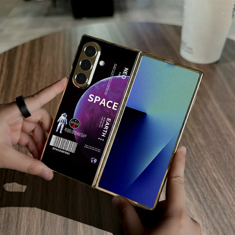 Samsung Galaxy Z Fold 7 - Limitless Series - HQ Premium Shine Durable Golden Electroplate Case
