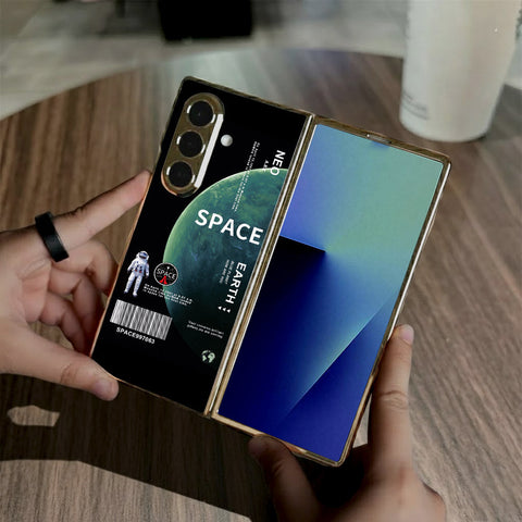 Samsung Galaxy Z Fold 7 - Limitless Series - HQ Premium Shine Durable Golden Electroplate Case