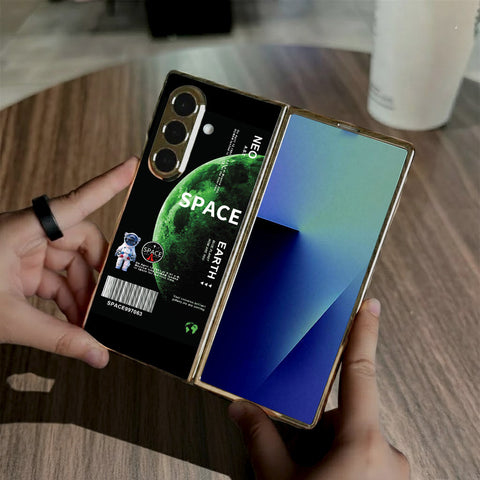 Samsung Galaxy Z Fold 7 - Limitless Series - HQ Premium Shine Durable Golden Electroplate Case