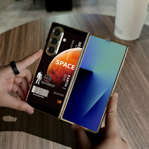 Samsung Galaxy Z Fold 7 - Limitless Series - HQ Premium Shine Durable Golden Electroplate Case