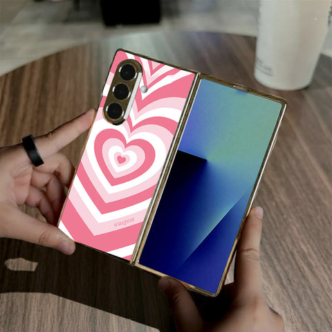 Samsung Galaxy Z Fold 7 - O'Nation Heartbeat Series - HQ Premium Shine Durable Golden Electroplate Case