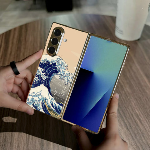Samsung Galaxy Z Fold 7 - Stellar Series - HQ Premium Shine Durable Golden Electroplate Case