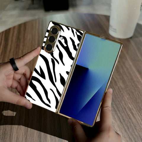 Samsung Galaxy Z Fold 7 - Vanilla Dream Series - HQ Premium Shine Durable Golden Electroplate Case