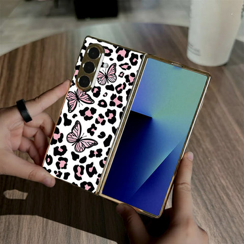 Samsung Galaxy Z Fold 7 - Vanilla Dream Series - HQ Premium Shine Durable Golden Electroplate Case