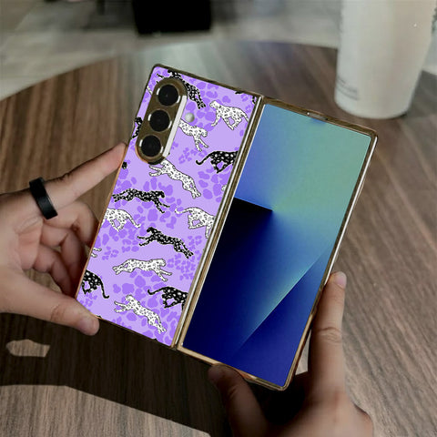 Samsung Galaxy Z Fold 7 - Hustle Series - HQ Premium Shine Durable Golden Electroplate Case