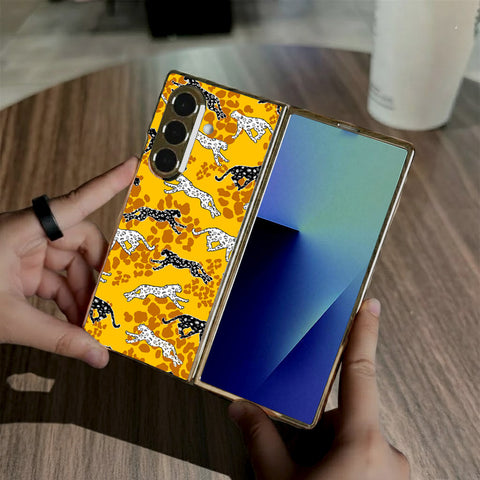 Samsung Galaxy Z Fold 7 - Hustle Series - HQ Premium Shine Durable Golden Electroplate Case