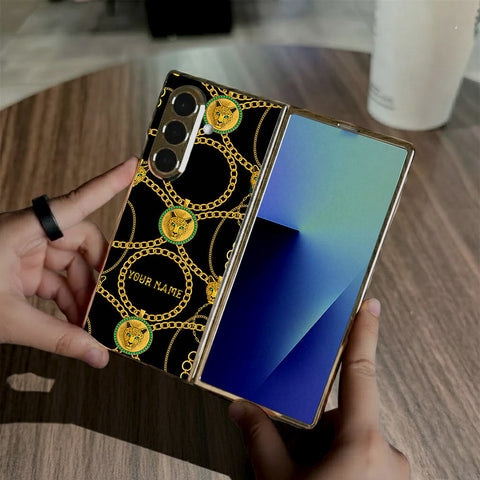 Samsung Galaxy Z Fold 7 - Gold Series - HQ Premium Shine Durable Golden Electroplate Case