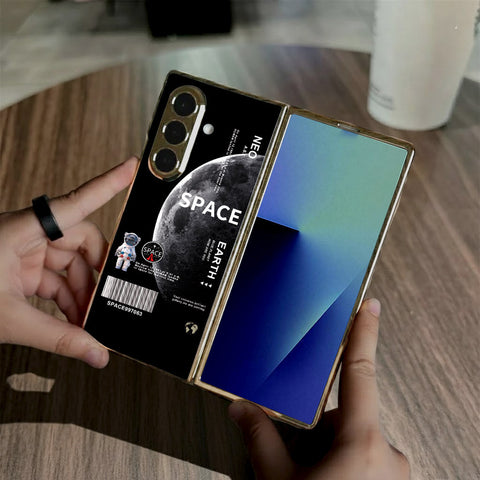 Samsung Galaxy Z Fold 7 - Limitless Series - HQ Premium Shine Durable Golden Electroplate Case