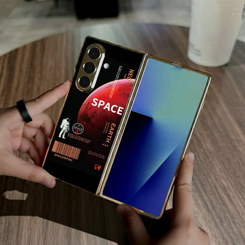 Samsung Galaxy Z Fold 7 - Limitless Series - HQ Premium Shine Durable Golden Electroplate Case