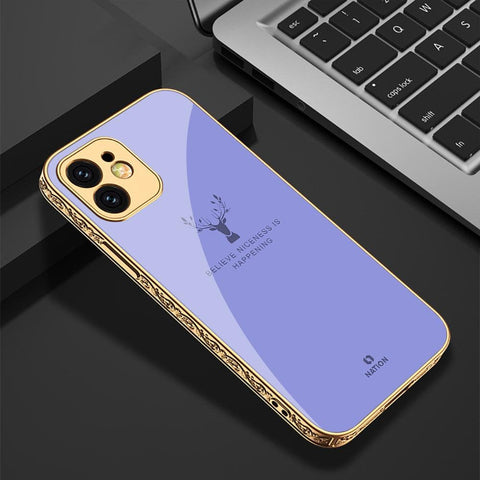 iPhone 11 Pro Cover - Nice Series - D12 - HQ Ultra Shine Premium Infinity Glass Soft Silicon Borders Case ( Fast Delivery )