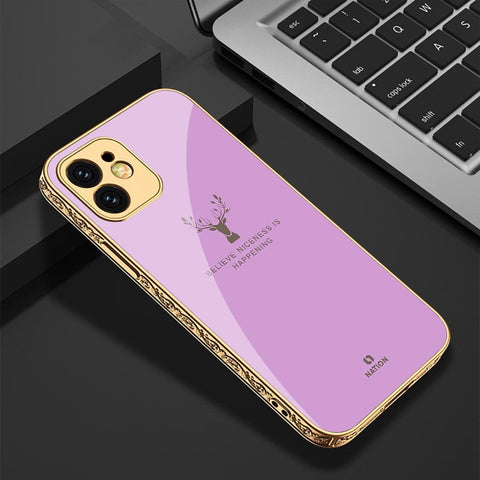 iPhone 11 Pro Cover - Nice Series - D12 - HQ Ultra Shine Premium Infinity Glass Soft Silicon Borders Case ( Fast Delivery )