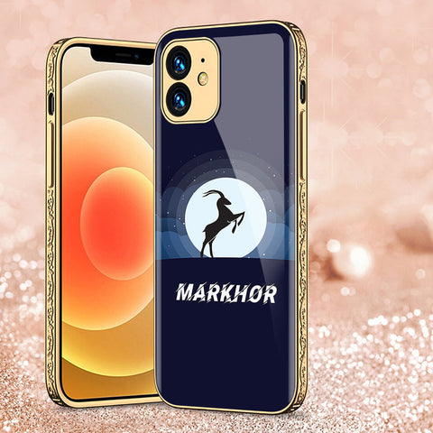 iPhone 12 Cover - Markhor Series - Premium Electroplated Shutterproof Case Soft Silicon Borders Case